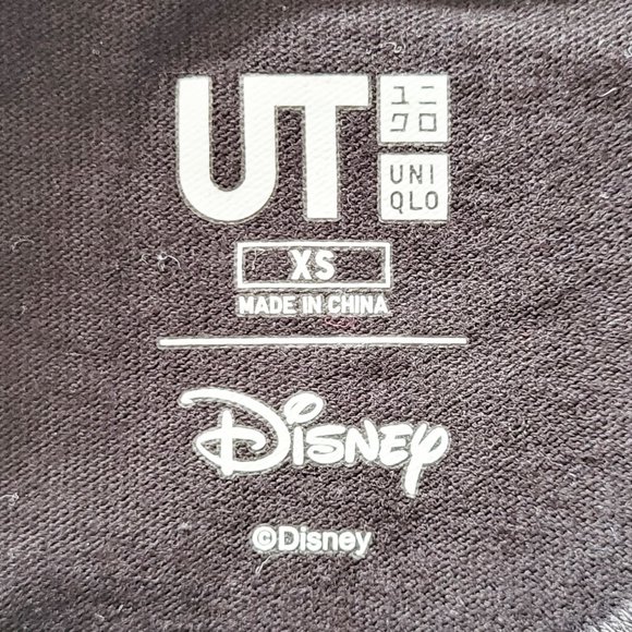 AMBUSH x Disney x Uniqlo UT Disney Love Minnie Mouse - Black T-shirt - Size XS - Picture 5 of 9
